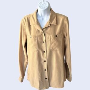 Crazy Horse M Classic Shirt Jacket Tan Regular